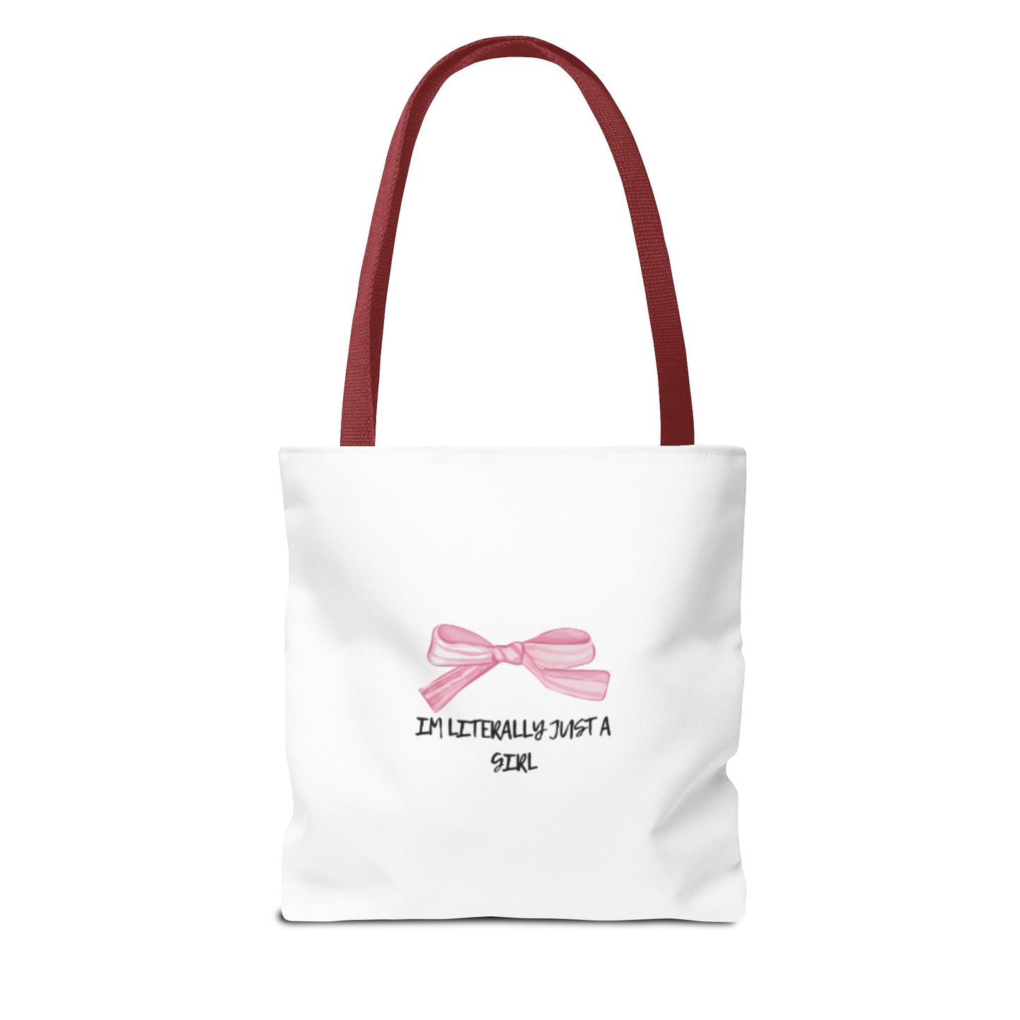 "Im Literally Just A Girl" Tote Bag (AOP)