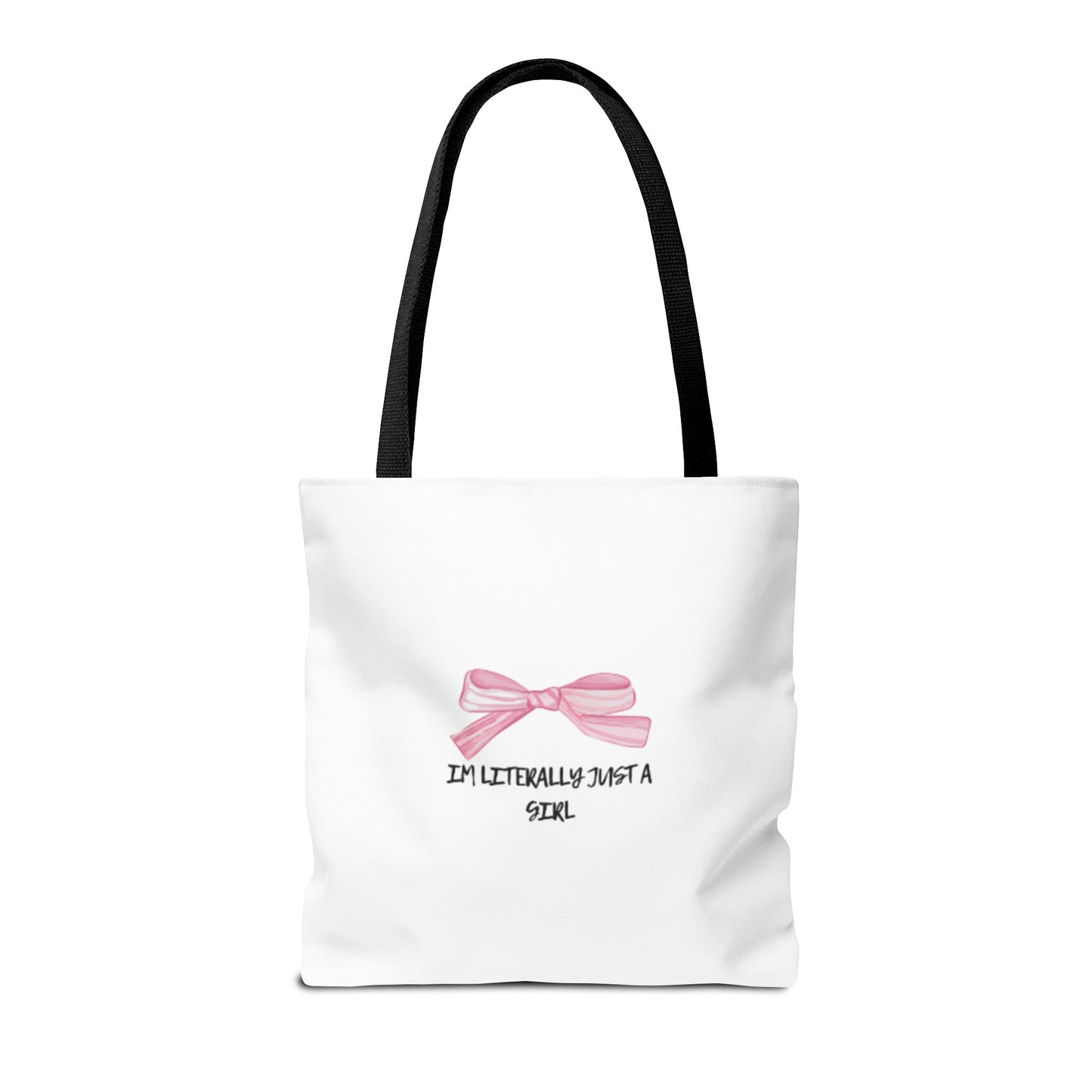 "Im Literally Just A Girl" Tote Bag (AOP)