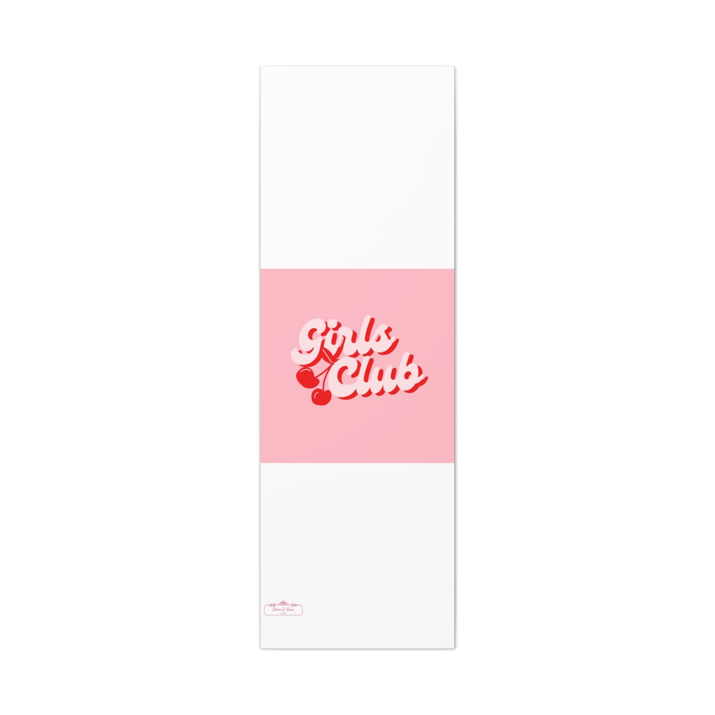 "Girls Club" Pink Trendy Canvas Poster