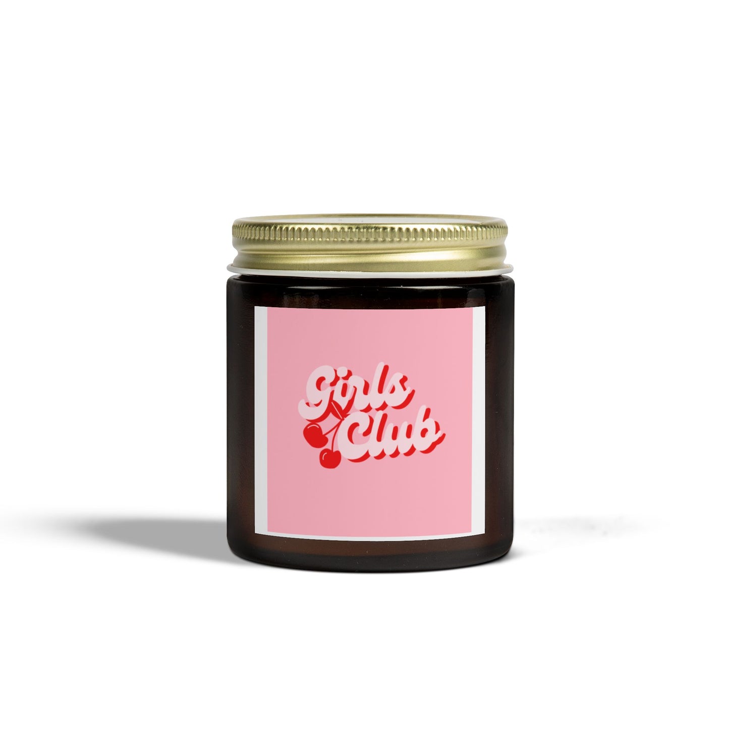 Scented Candles Girly Pink, Coconut Apricot Wax (4oz, 9oz)