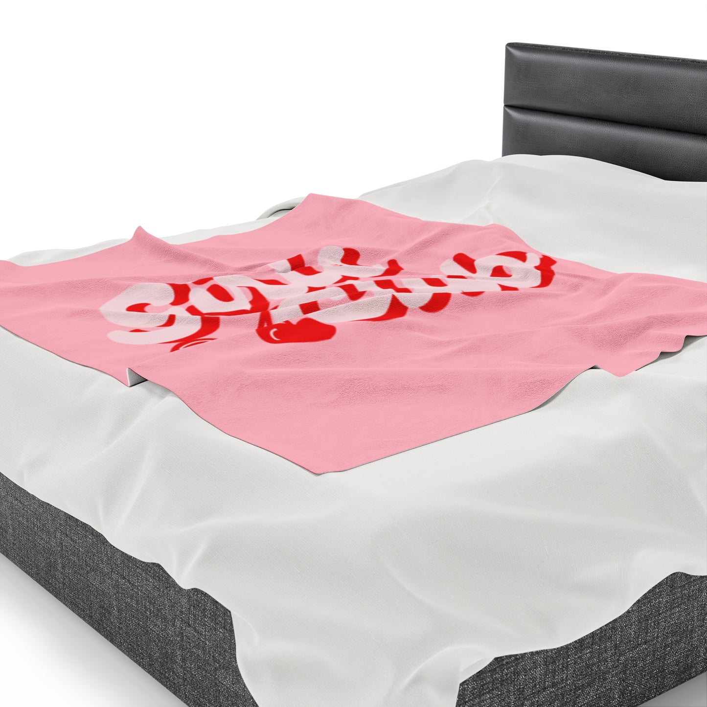 "Girls Club" Pink Plush Blanket