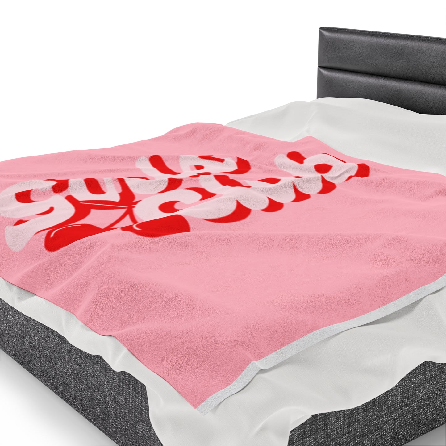 "Girls Club" Pink Plush Blanket