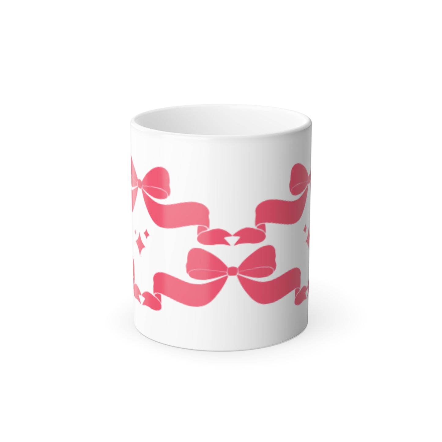 Pink Coquette Bow Valentines Day Mug 11oz