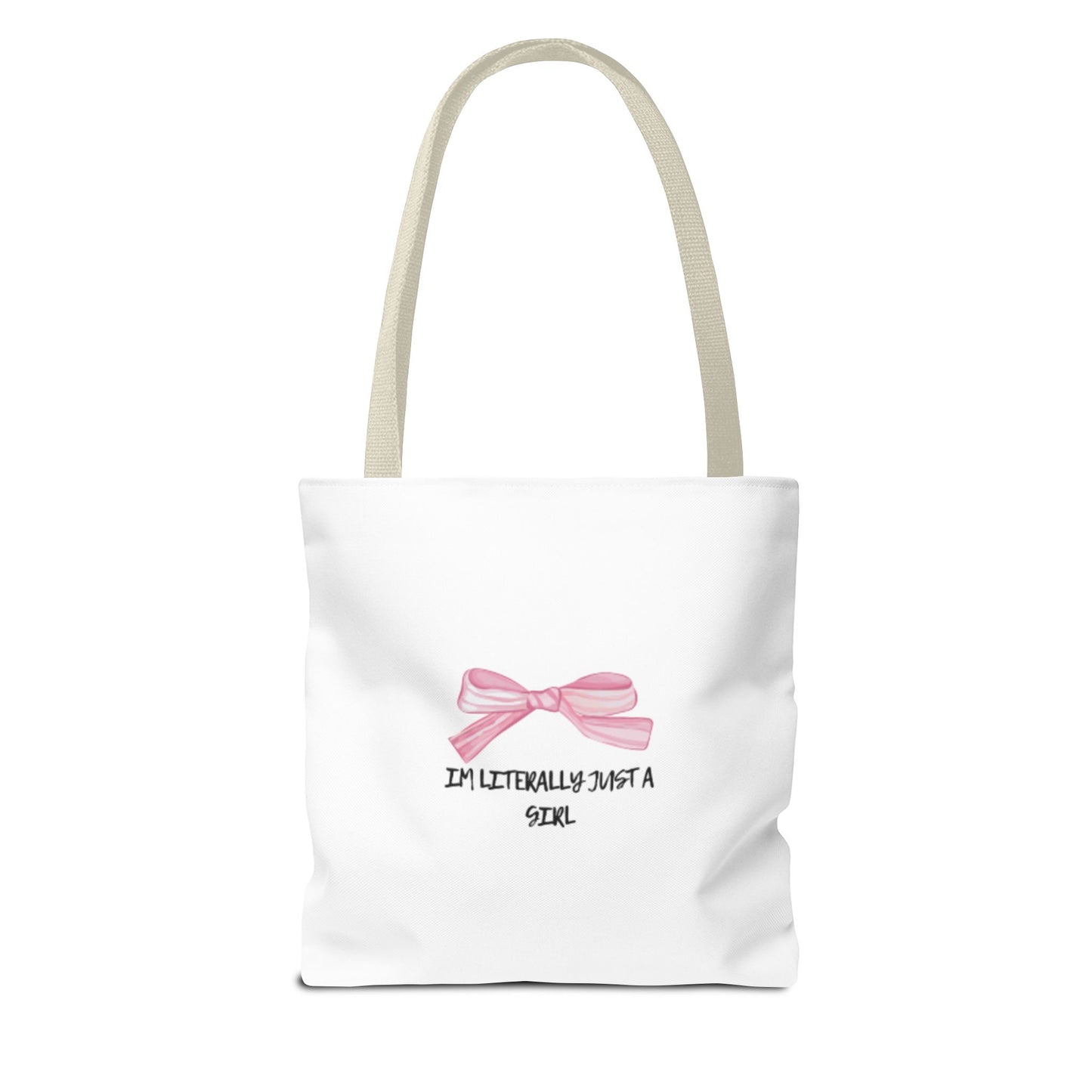 "Im Literally Just A Girl" Tote Bag (AOP)